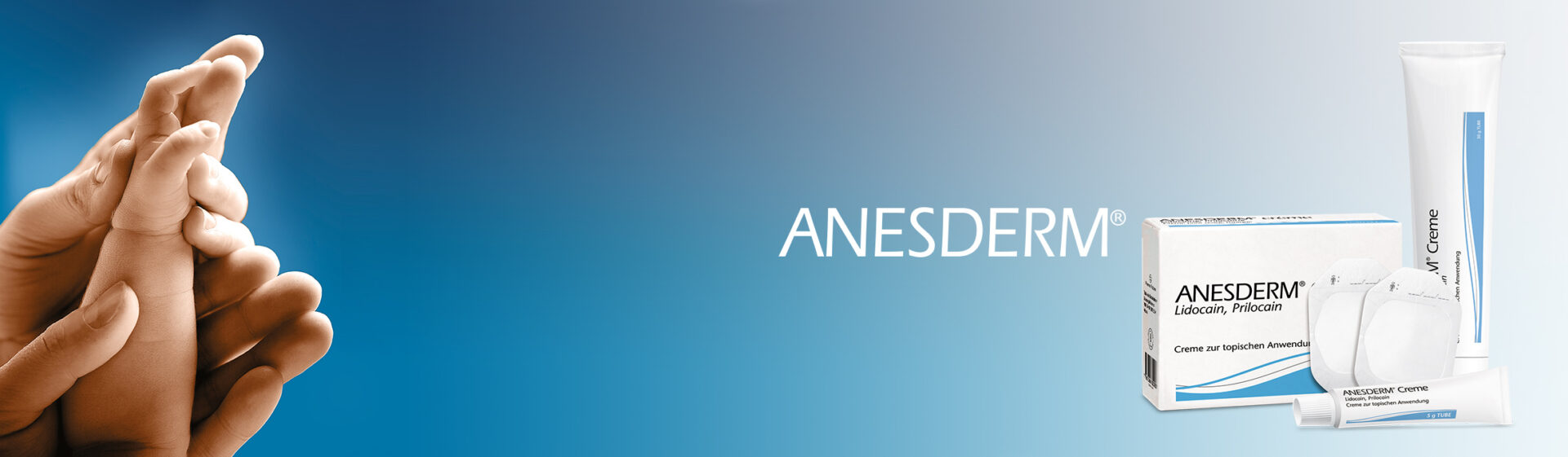 Anesderm bei trockener Haut